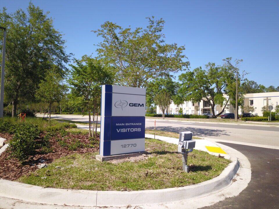 Freestanding monument sign Orange Park FL