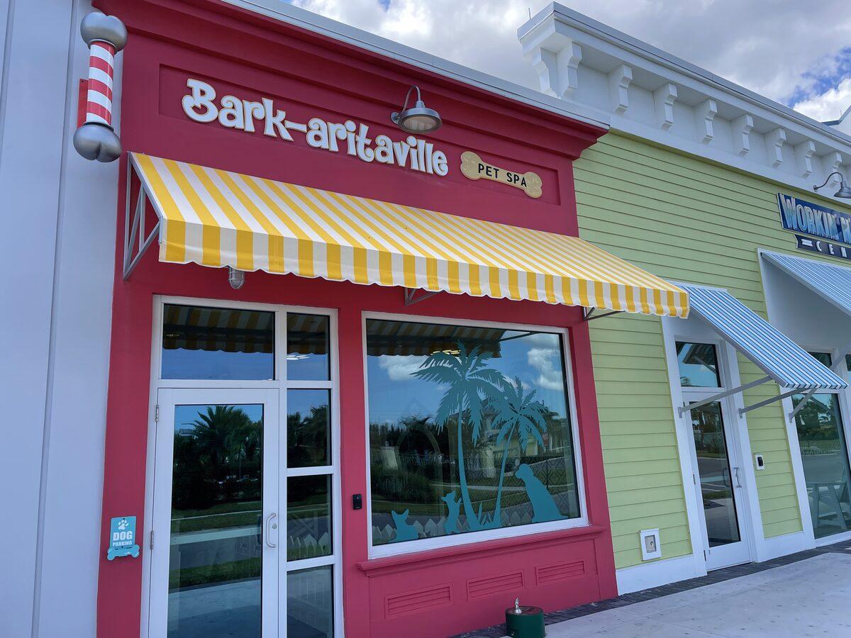 Sculpted HDU dogbone barber pole and dimensional letters — CG Signs Jacksonville FL