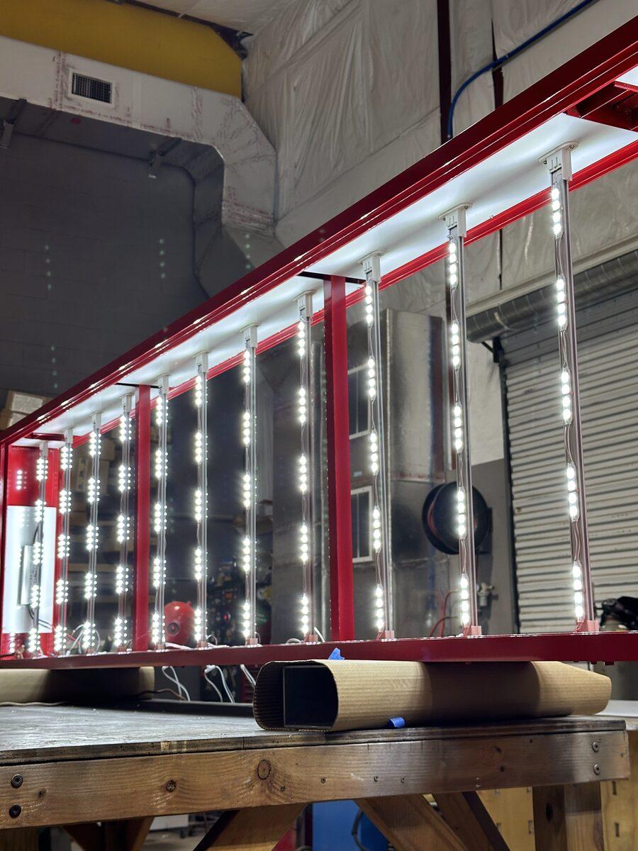 Fabricated extruded aluminum sign cabinet with LED lighting — CG Signs Jacksonville