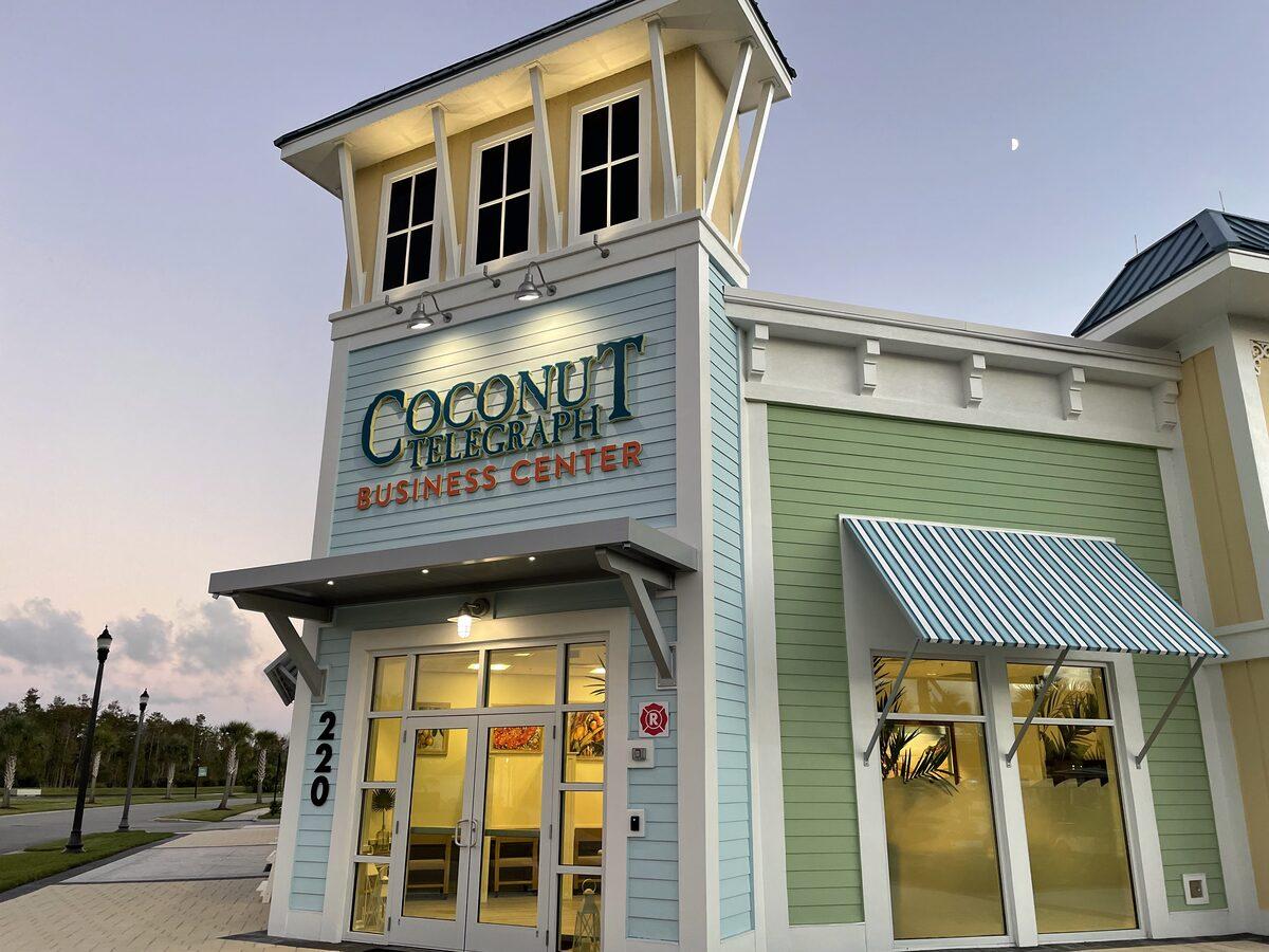 HDU dimensional letters with painted finish for Latitude Margaritaville — CG Signs