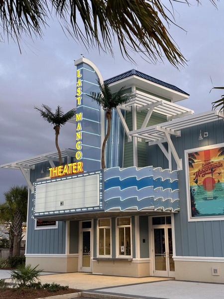 Custom fabricated marquee and blade sign with neon for Lattitude Margaritaville in Hilton Head — Custom Graphics & Sign Designs