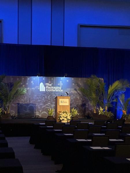 Custom printed backdrop with aluminum frame — Custom Graphics & Sign Designs, Jacksonville FL
