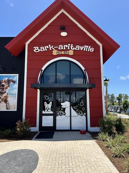 HDU Dimensional letters, Fabricated aluminum flat metal canopy, custom window graphics — Custom Graphics & Sign Designs