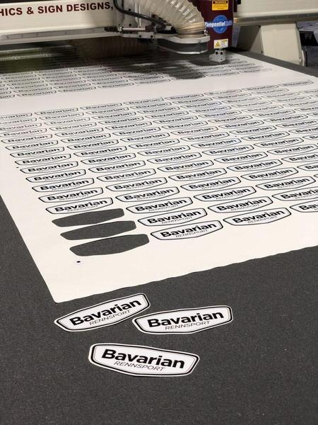 Custom printed and cut vinyl decals — Custom Graphics & Sign Designs, Jacksonville FL