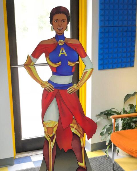 Custom printed and cut character stand-up — Custom Graphics & Sign Designs, Jacksonville FL