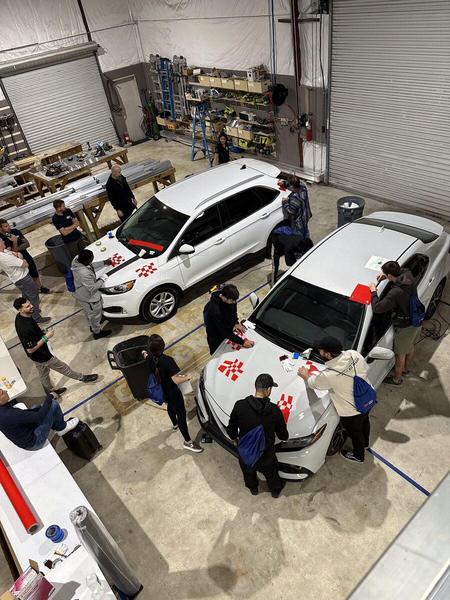 3M wrap training at our shop — Custom Graphics & Sign Designs, Jacksonville FL