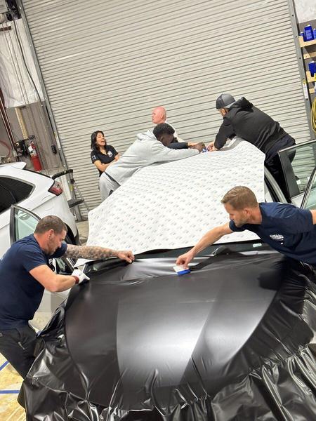3M wrap training at our shop — Custom Graphics & Sign Designs, Jacksonville FL