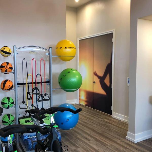 Custom door wrap for this yoga room — Custom Graphics & Sign Designs, Jacksonville FL