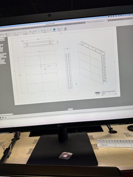 CAD Design of Billboard Cabinet located at SR-16 and I-95 — Custom Graphics & Sign Designs, Northeast Florida