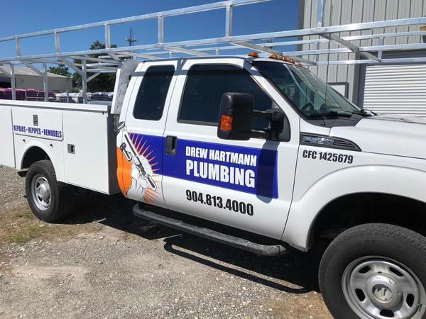 Partial Wrap on F-250 — Custom Graphics & Sign Designs, Jacksonville FL