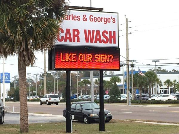 Pylon Sign with Daktronics Digital Display — Custom Graphics & Sign Designs, Jacksonville FL