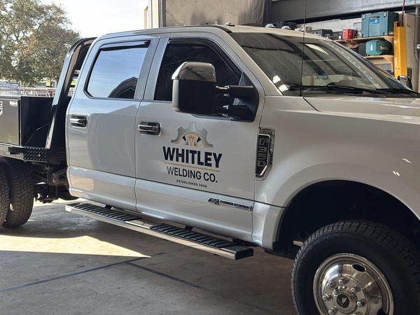 Spot Graphics on Ford F-350 — Custom Graphics & Sign Designs, Jacksonville FL