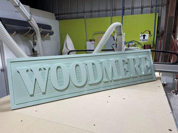 HDU Sign and Dimensional Letters ready for paint — Custom Graphics & Sign Designs, Orange Park FL